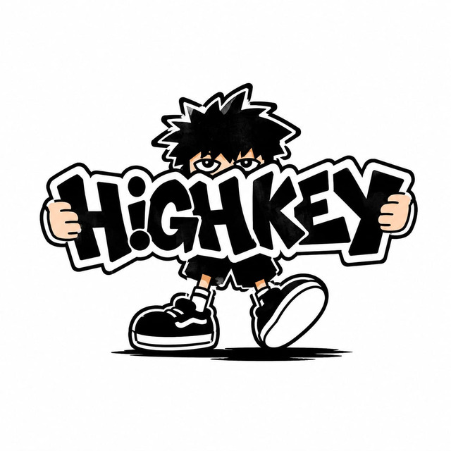 HiGHKEY mascot logo
